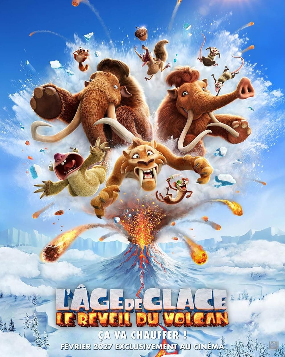 Affiche de L'Âge de glace : Le Réveil du Volcan